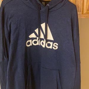 Blue Adidas hoodie